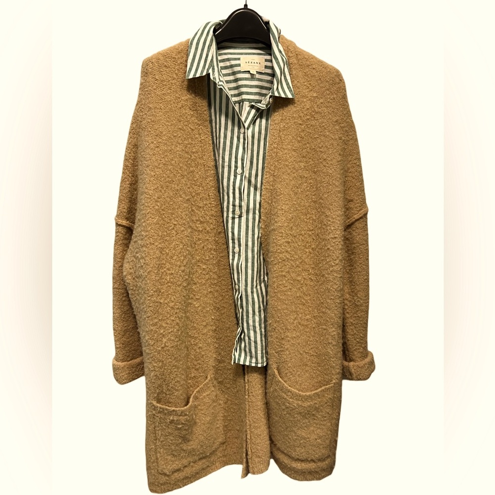 Free People Long Line Cardigan